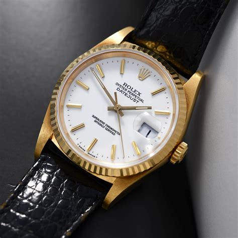 rolex datejust 16238 gold